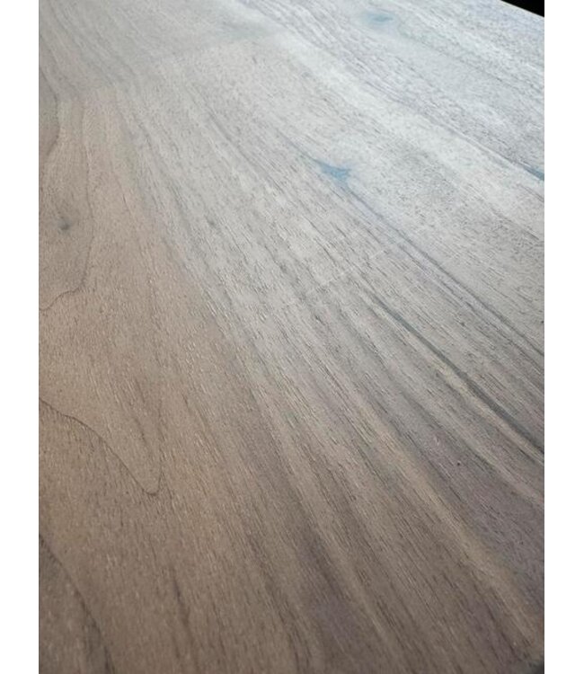 Grote eettafel notenhout 280x110 incl frame *showroom