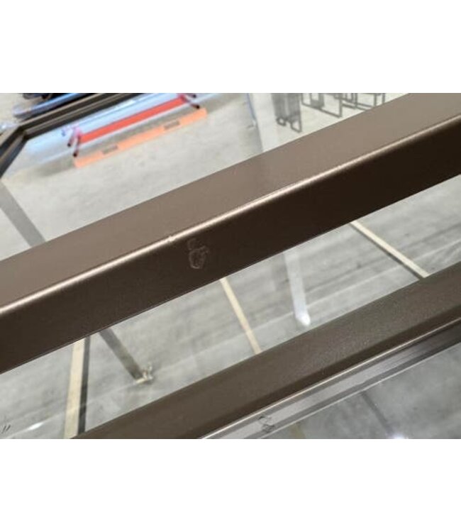 Taatsdeur brown anodic 2807x907 exacte maat sale *161