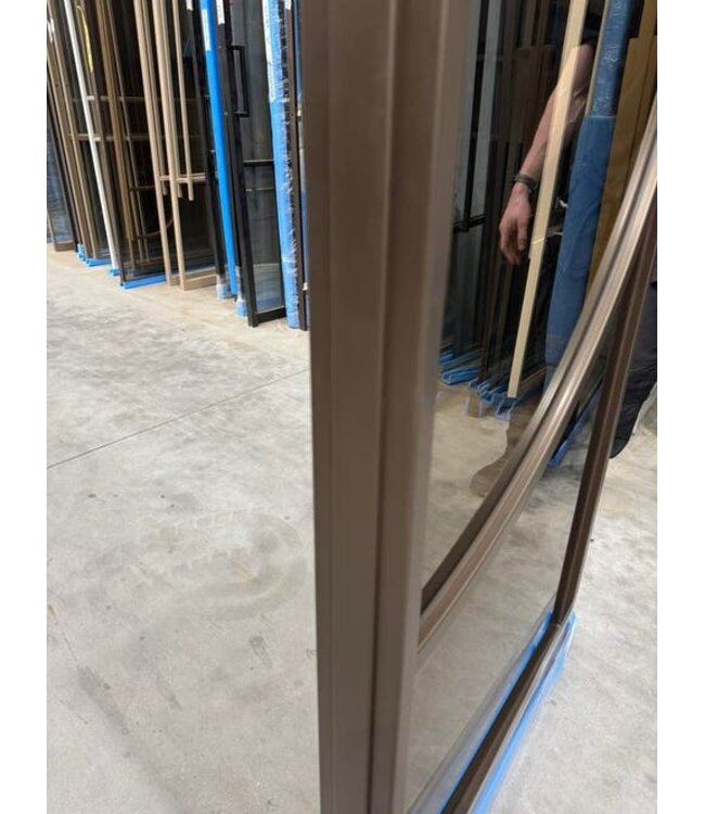 Dubbele taatsdeur brown anodic 2626mm x 1629mm sale *162