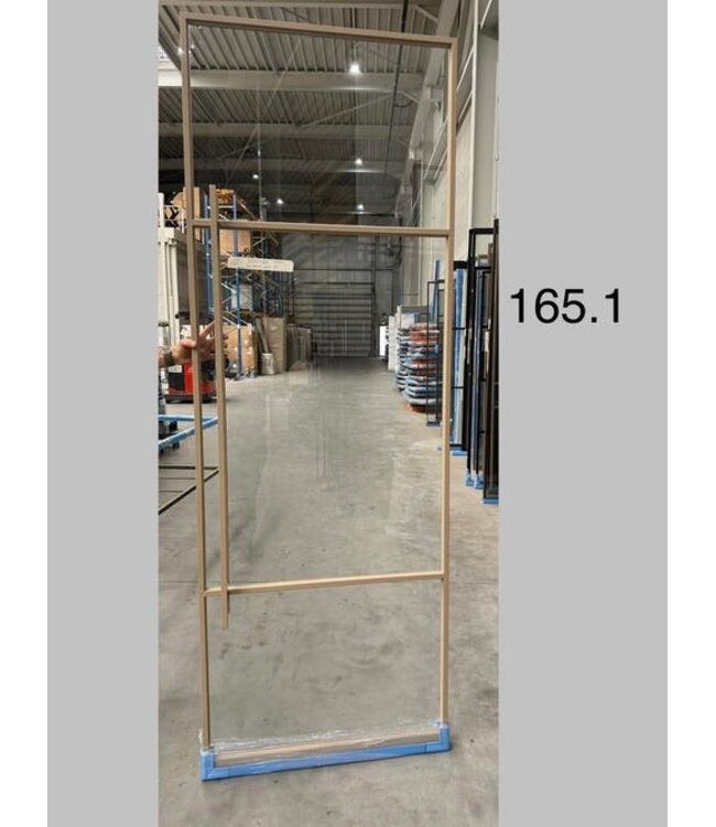 Taatsdeur rookglas 2583mm x 867mm exacte maat *sale 155