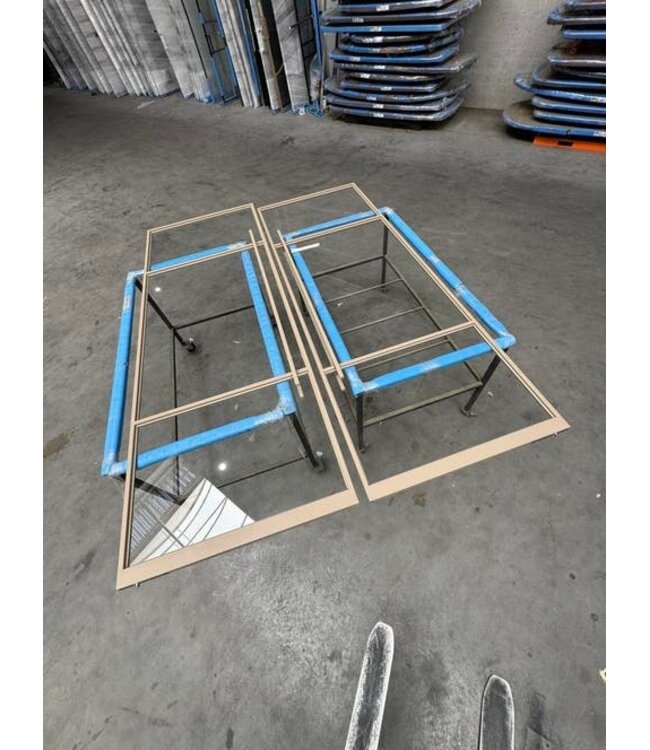 Taatsdeur rookglas 2583mm x 867mm exacte maat *sale 155