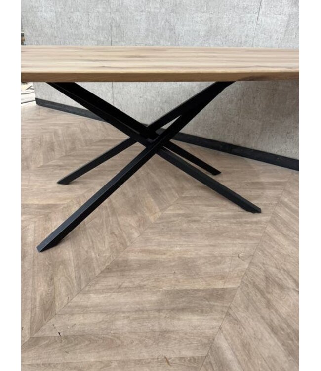 Massief eiken eettafel Deens ovaal 220x100cm *nieuw