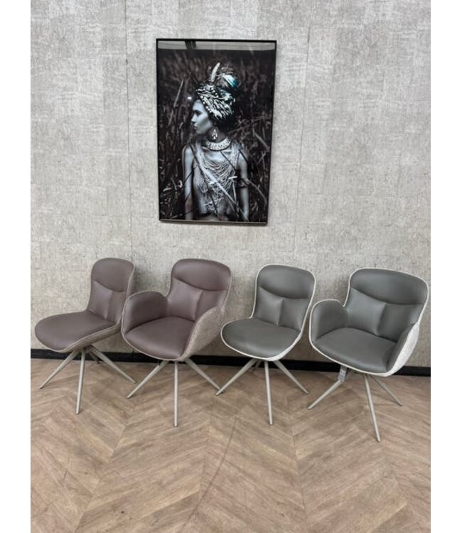 Set van 4 eetkamerstoelen Label51 Thorben/Lasse *showroom