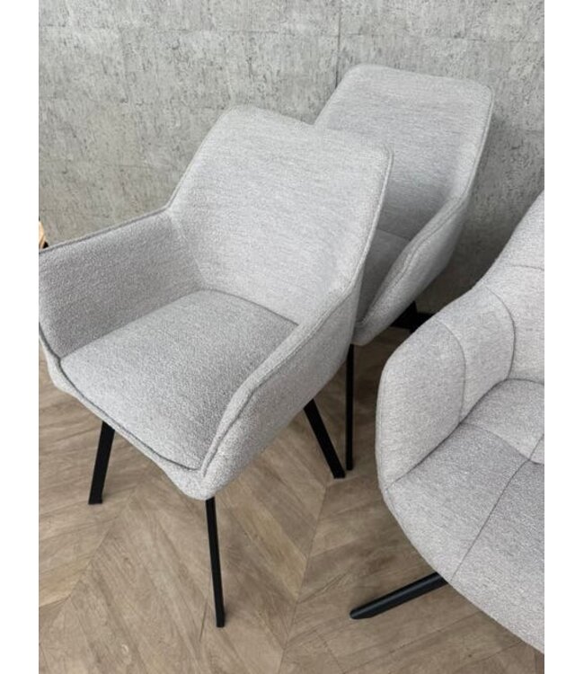 Set van 6 eetkamerstoelen Alba Ortana Stella créme *showroom