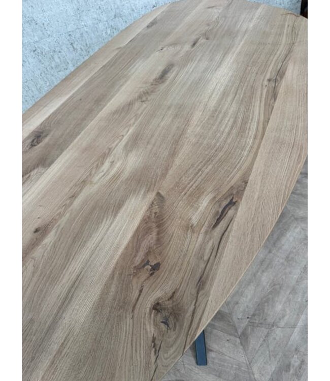 Eiken eettafel Leaf 230x110cm incl frame *sale