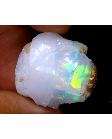 Ruwe Ethiopische Welo Opaal - "Bright like a Diamond" - (25 x 22 x 14 mm -  28 karaat) - POC-0279