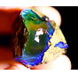 Welo etiope grezzo - Opale di cristallo - "Aurora Polaris" - (32 x 31 x 25 mm - 79 carati) - POC-0281