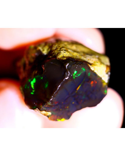 Welo etiope grezzo - Opale di cristallo - " Universal Beauty" - (20 x 20 x 15 mm - 28 carati) - POC-0295