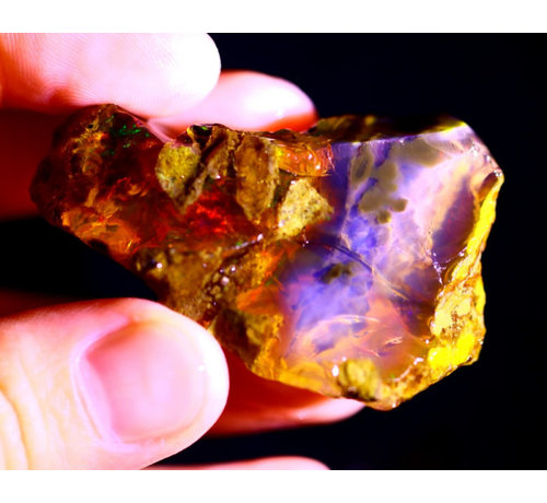 Ruwe Ethiopische Welo - Kristal Opaal - "Dying Universe" - (49x34x16 mm - 108 karaat) - POC-0308