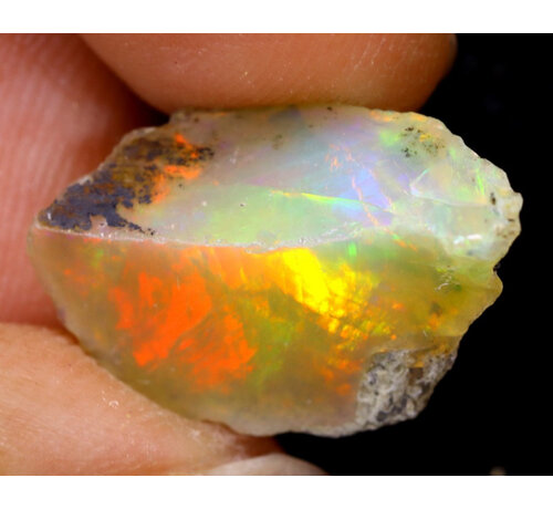 Opale Welo d'Ethiopie brute - "Brightest Day" - (18 x 10 x 5 mm - 6 carats) - POC-0341