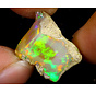 Äthiopischer Welo-Opal in Rohform - " Deepest Secret" - (15 x 13 x 9 mm - 9 Karat) - POC-0358