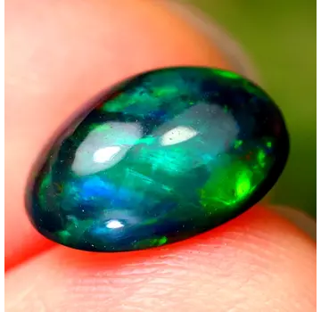 Ethiopian Welo - Smoked Opal "Dark Mist" - (9 x 6.3 x 3.3 mm - 0.96 carats) - POC-0423