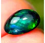 Ethiopian Welo - Smoked Opal "Dark Mist" - (9 x 6.3 x 3.3 mm - 0.96 carats) - POC-0423