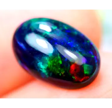 Ethiopian Welo - Smoked Opal "Ocean's Spirit" - (12.2 x 8 x 4.3 mm - 2.25 carats) - POC-0426