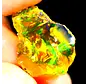 Welo etiope grezzo - Opale di cristallo - " Exploding Sun" - (20 x 16 x 7 mm - 8 carati) - POC-0493