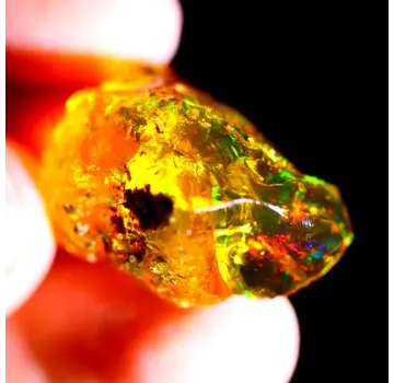 Ruwe Ethiopische Welo - Kristal Opaal - "Nature's Gem" - (25 x 17 x 11 mm - 22 karaat) - POC-0504