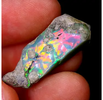 Äthiopischer Welo-Opal - " Soul Key" - (27 x 10 x 7 mm - 7 Karat) - POC-0509