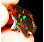 Rough Ethiopian Welo - Crystal Opal - "Spotted Past" - (27 x 18 x 4 mm - 9 carats) - POC-0557