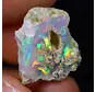 Opale Welo d'Ethiopie brute - « Météore coloré » - (18 x 15 x 8 mm - 7 carats) - POC-0609