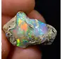 Äthiopischer Welo-Opal in Rohform - „Colourful Life“ - (23 x 14 x 10 mm - 12 Karat) - POC-0612