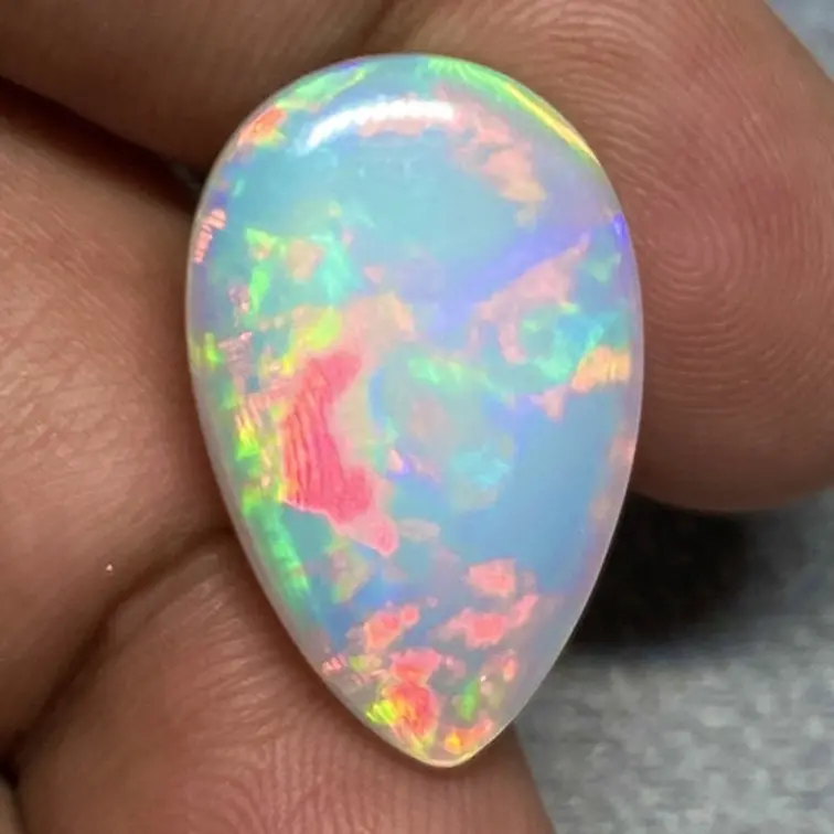 Natuurlijke Ethiopische Welo Opaal - "Patchwork HoneyComb" - 22,45 x 14,5 x 8,8 mm - 14.28 karaat - POC-0629