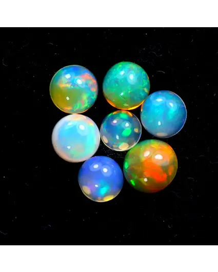 Set di Opali Welo etiopi - "Universes of Otherworld" (6x4 mm - 4.37 carati) - POC-0642