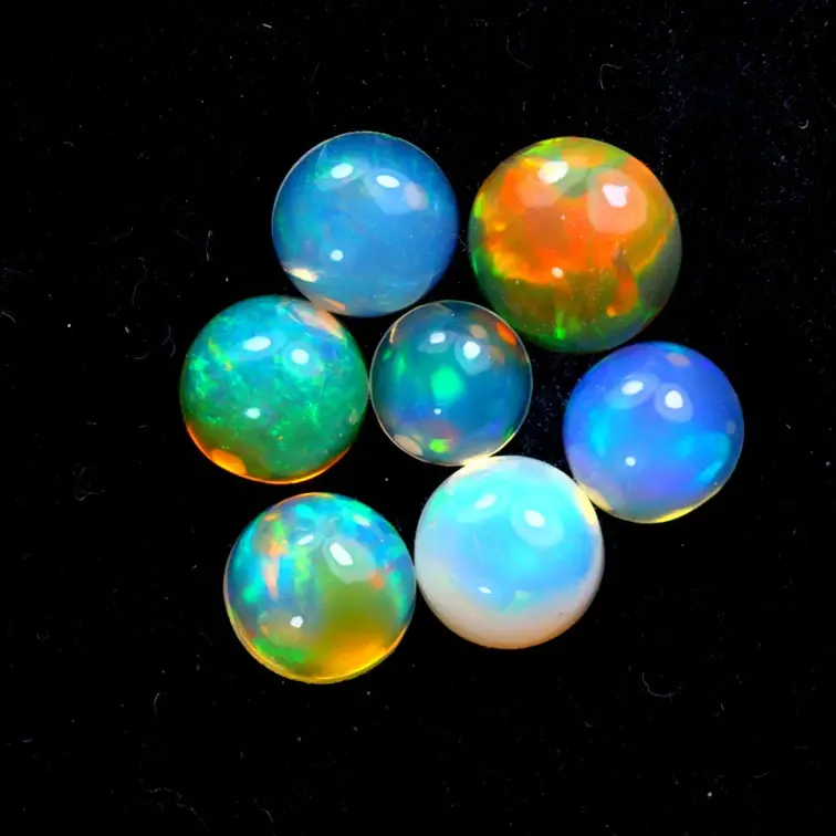 Juego de Ópalos Welo de Etiopía - "Universes of Otherworld" - (6x4 mm - 4.37 quilates) - POC-0642