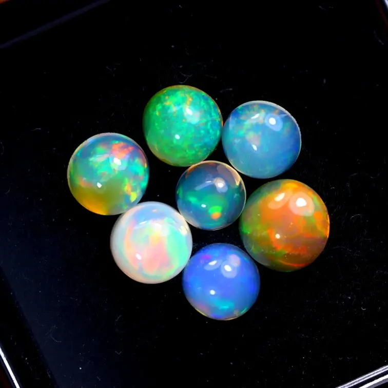 Set van Ethiopische Welo Opalen - "Universes of Otherworld" - (6x4 mm - 4.37 karaat) - POC-0642