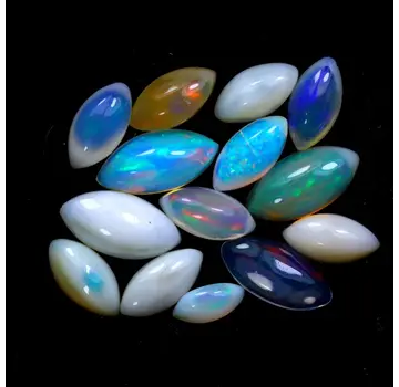 Set di opali Welo etiopi - 'Morphic Colours' - (10 x 4.5 x 3.5 mm - 6,04 carati) - POC-0643