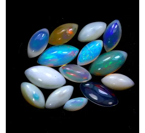 Set di opali Welo etiopi - 'Morphic Colours' - (10 x 4.5 x 3.5 mm - 6,04 carati) - POC-0643
