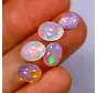 Set van Ethiopische Welo Opalen - "Birth of Universes" - (8,9 x 6,7 x 3,6 mm  -  4,34 karaat) - POC-0647