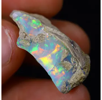 Rough Ethiopian Welo Opal - ‘Majestic Sea’ - (29 x 14 x 12 mm - 18 carats) - POC-0653