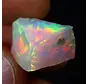 Opale Welo d'Éthiopie brute - « Autre monde » - (16 x 12 x 9 mm 7 carats) - POC-0655