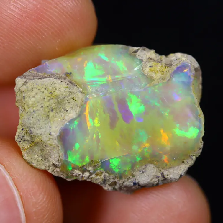 Ópalo Welo Etíope en bruto - "Mirror of the Soul" - (21 x 17 x 7 mm - 12 quilates) - POC-0662