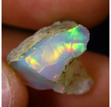 Ópalo Welo Etíope en bruto - "Nature's Blessing" - (15 x 14 x 9 mm - 7 quilates) - POC-0664