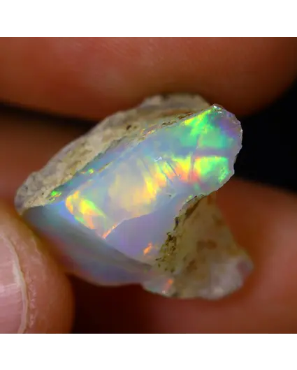 Ruwe Ethiopische Welo Opaal - "Nature's Blessing" - (15 x 14 x 9 mm - 7 karaat) - POC-0664