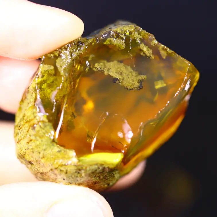 Welo Etíope en bruto - Ópalo Cristal - «Meteor Incoming" - (38 x 33 x 27 mm - 153 quilates) - POC-0673