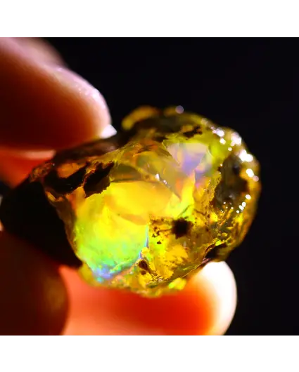 Ruwe Ethiopian Welo - Cristal Opaal - «Colossal Spectre» - (31 x 25 x 19 mm - 60 quilates) - POC-0682