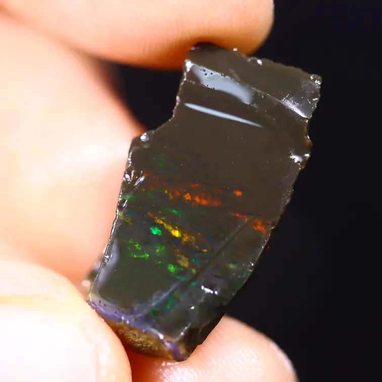 Welo Etíope en bruto - Ópalo Cristal - «Ancient Slab» - (23 x 12 x 7 mm - 9 quilates) - POC-0693