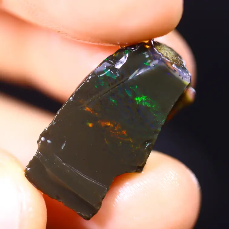 Welo Etíope en bruto - Ópalo Cristal - «Ancient Slab» - (23 x 12 x 7 mm - 9 quilates) - POC-0693