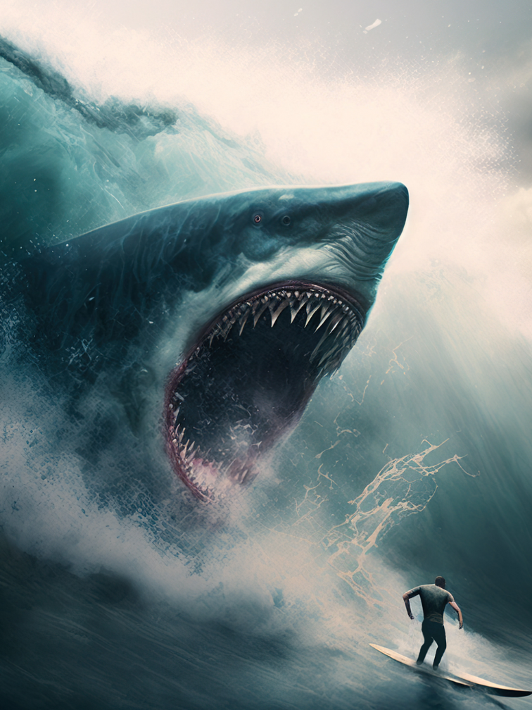 Dente di Megalodon " Earth's Shroud" (USA) - 8,1 cm