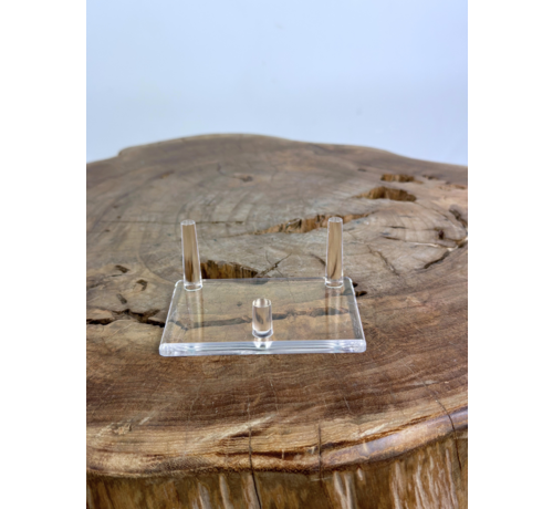 Plastic display for Megalodon teeth - 6 cm high