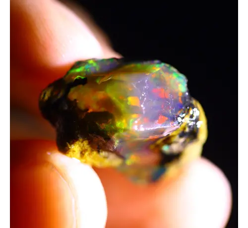 Äthiopischer Welo - Kristallopal - „Space Particle“ - (31 x 25 x 19 mm - 83 Karat) - POC-0727