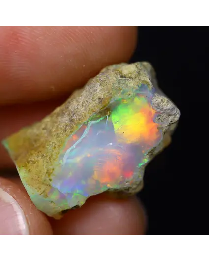 Ópalo Welo Etíope en bruto - «Dreamy Ocean" - (20 x 13 x 10 mm - 14,1 quilates) - POC-0731