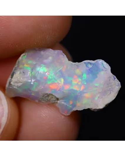 Äthiopischer Welo-Opal in Rohform - „Soft Mirror" - (22 x 12 x 5 mm- 5,2 Karat) - POC-0741