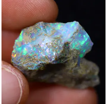 Opale Welo etiope grezzo - “Revealed Treasure" - (26 x 22 x 9 mm- 17 carati) - POC-0742