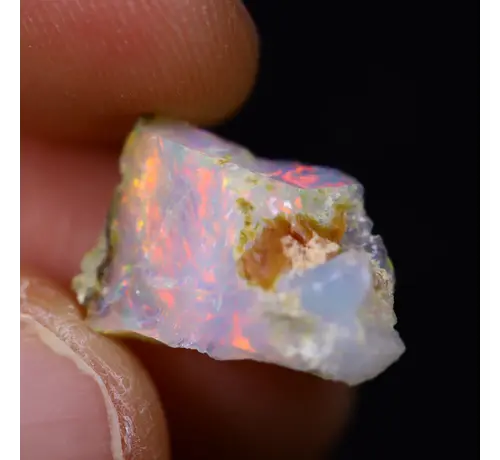 Ruwe Ethiopian Welo Opaal - «Slab Shard» - (15 x 9 x 4 mm - 2 quilates) - POC-0746