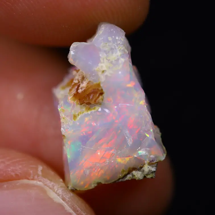 Ruwe Ethiopische Welo Opaal - "Slab Shard" - (15 x 9 x 4 mm - 2 karaat) - POC-0746