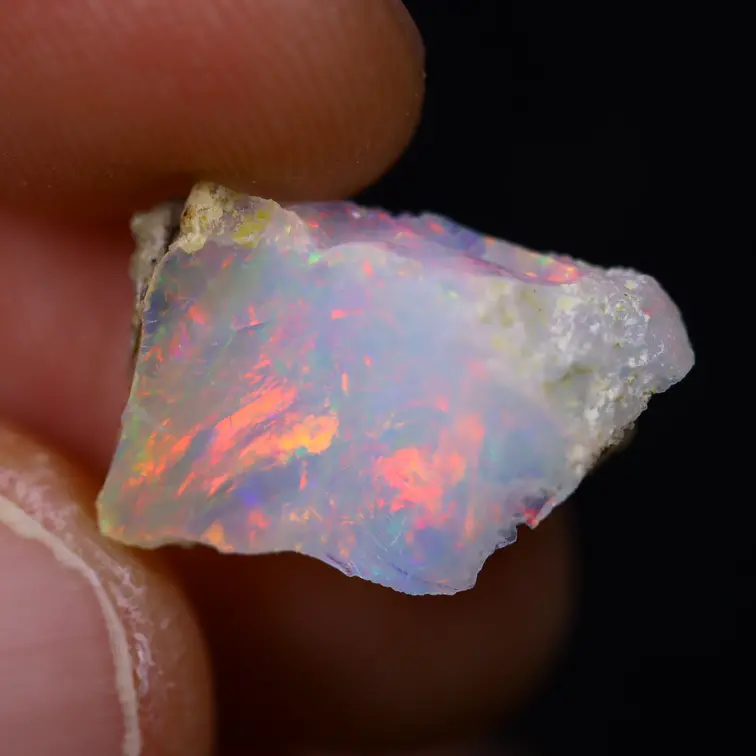 Ruwe Äthiopischer Welo Opaal - „Slab Shard“ - (15 x 9 x 4 mm - 2 Karat) - POC-0746