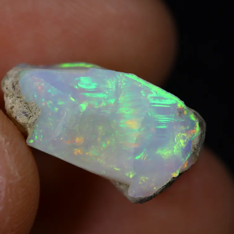 Opalite grezza etiope Welo - “Mirror of Truth" - (17 x 10 x 9 mm - 6,4 carati) - POC-0895